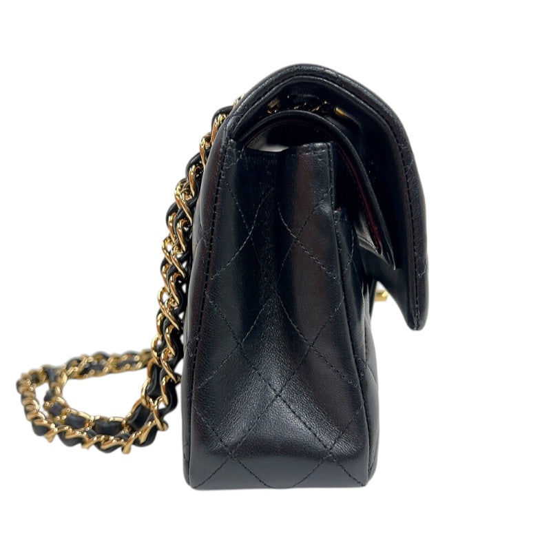 シャネル CHANEL マトラッセ23　チェーンショルダー A01113 ブラック ゴールド金具 ラムスキン レディース ショルダーバッグ