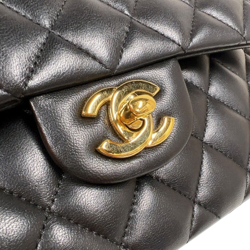 シャネル CHANEL マトラッセ23　チェーンショルダー A01113 ブラック ゴールド金具 ラムスキン レディース ショルダーバッグ