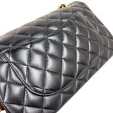 シャネル CHANEL マトラッセ23　チェーンショルダー A01113 ブラック ゴールド金具 ラムスキン レディース ショルダーバッグ