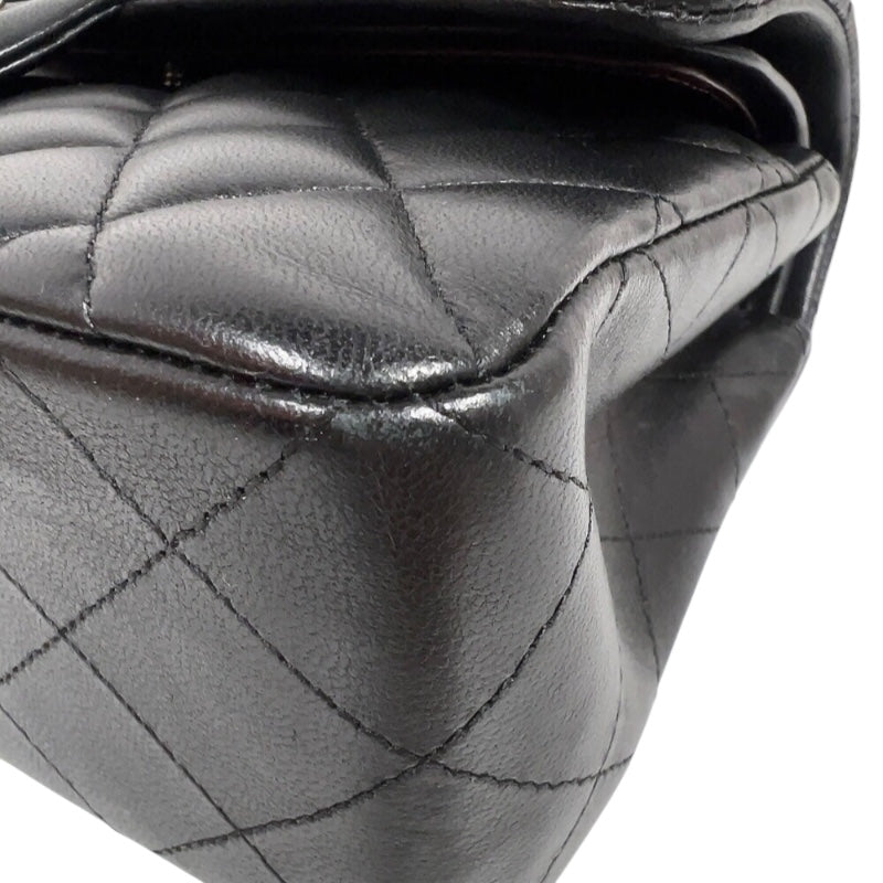 シャネル CHANEL マトラッセ23　チェーンショルダー A01113 ブラック ゴールド金具 ラムスキン レディース ショルダーバッグ