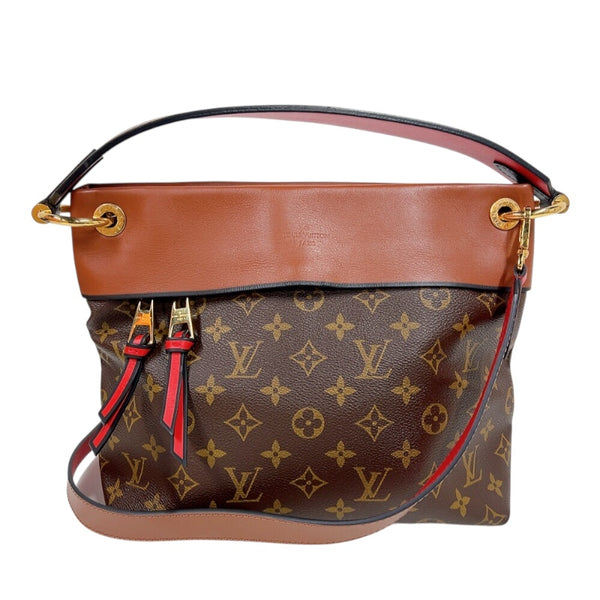 ルイ・ヴィトン LOUIS VUITTON テュイルリーブザス M43157 ブラウン　ゴールド金具 モノグラム・キャンバス レザー レディース ハンドバッグ
