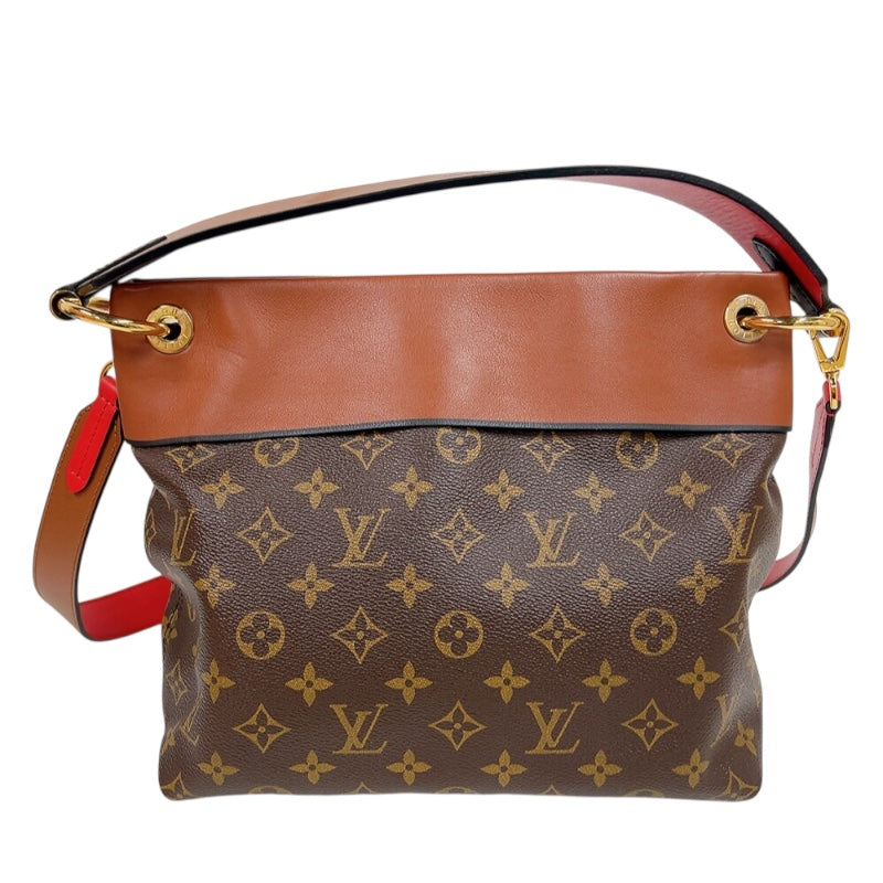 ルイ・ヴィトン LOUIS VUITTON テュイルリーブザス M43157 ブラウン　ゴールド金具 モノグラム・キャンバス レザー レディース ハンドバッグ