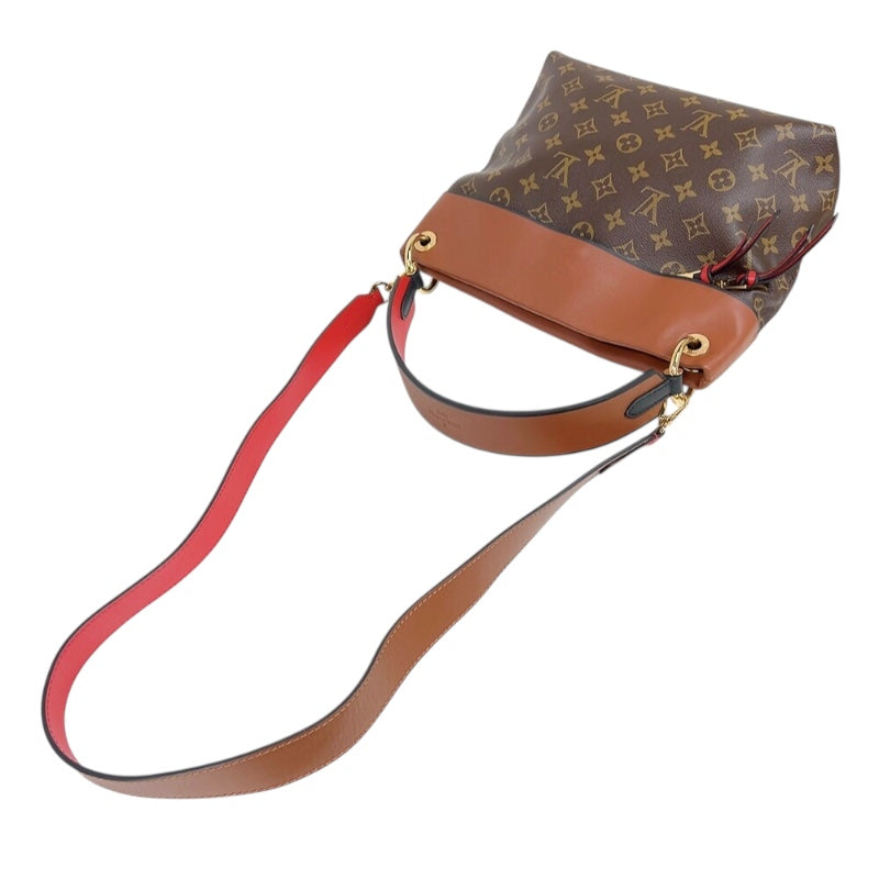 ルイ・ヴィトン LOUIS VUITTON テュイルリーブザス M43157 ブラウン　ゴールド金具 モノグラム・キャンバス レザー レディース ハンドバッグ