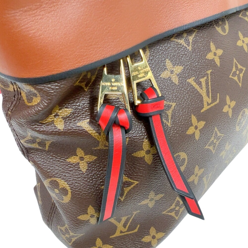 ルイ・ヴィトン LOUIS VUITTON テュイルリーブザス M43157 ブラウン　ゴールド金具 モノグラム・キャンバス レザー レディース ハンドバッグ
