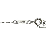 ティファニー TIFFANY＆CO Tスマイル ダイヤネックレス ミニ ホワイトゴールド K18WG ジュエリー