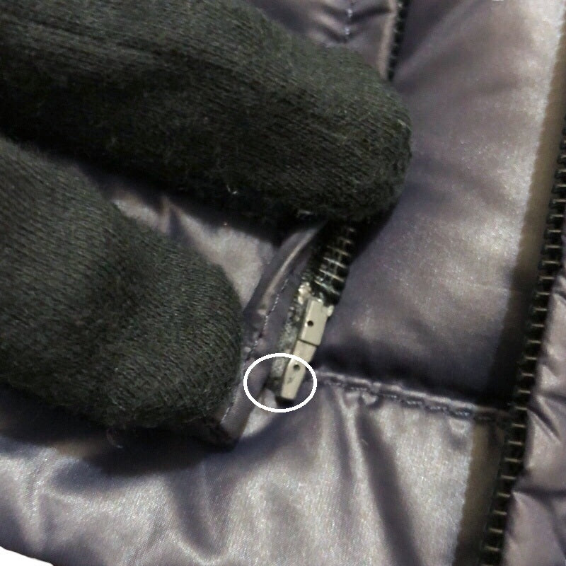 プラダ PRADA トライアングルロゴ ダウンベスト SGA482 ネイビー ナイロン メンズ ダウンベスト