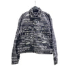 バレンシアガ BALENCIAGA ロゴ総柄デニムジャケット 2020年 620731 ブラック デニム メンズ デニムジャケット