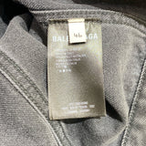 バレンシアガ BALENCIAGA ロゴ総柄デニムジャケット 2020年 620731 ブラック デニム メンズ デニムジャケット