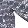 バレンシアガ BALENCIAGA ロゴ総柄デニムジャケット 2020年 620731 ブラック デニム メンズ デニムジャケット