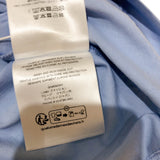 ジバンシィ GIVENCHY フロントロゴ半袖Tシャツ BM716G3YE5 ブルー コットン メンズ 半袖Ｔシャツ