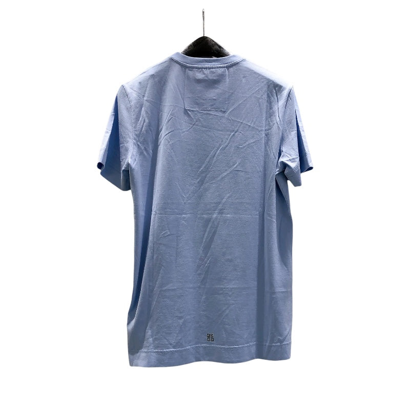 ジバンシィ GIVENCHY フロントロゴ半袖Tシャツ BM716G3YE5 ブルー コットン メンズ 半袖Ｔシャツ