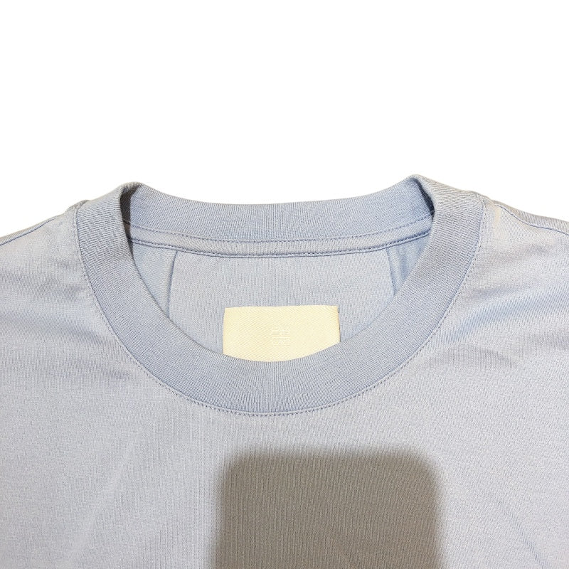 ジバンシィ GIVENCHY フロントロゴ半袖Tシャツ BM716G3YE5 ブルー コットン メンズ 半袖Ｔシャツ