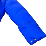 グッチ GUCCI × THE NORTH FACE ダウンジャケット 663753 ブルー ナイロン メンズ ダウンジャケット