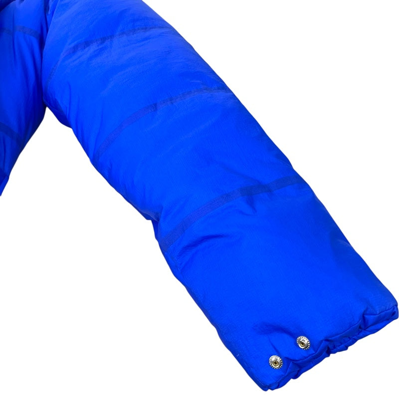 グッチ GUCCI × THE NORTH FACE ダウンジャケット 663753 ブルー ナイロン メンズ ダウンジャケット