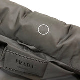 プラダ PRADA トライアングルロゴ ダウンベスト SGJ119 ブラック ナイロン メンズ ダウンベスト