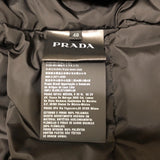 プラダ PRADA トライアングルロゴ ダウンベスト SGJ119 ブラック ナイロン メンズ ダウンベスト