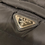プラダ PRADA トライアングルロゴ ダウンベスト SGJ119 ブラック ナイロン メンズ ダウンベスト