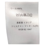 クリスチャン・ディオール Christian Dior マリニエール半袖ボーダーニット 344S02AM233 ネイビー ウール レディース ニット