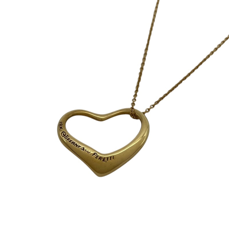 ティファニー TIFFANY＆CO オープンハートネックレス ゴールド 18K ジュエリー