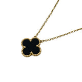 ヴァンクリーフ＆アーペル Van Cleef & Arpels ヴィンテージアルハンブラネックレス ゴールド Au750 オニキス ジュエリー