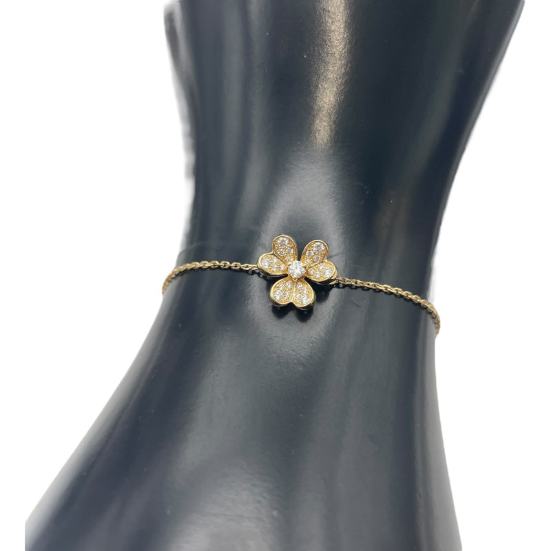 ヴァンクリーフ＆アーペル Van Cleef & Arpels フリヴォルミニパヴェダイヤブレス イエローゴールド 750 ジュエリー