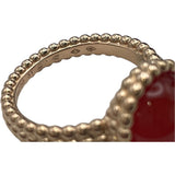 ヴァンクリーフ＆アーペル Van Cleef & Arpels ペルレクルールリング カーネリアン ピンクゴールド 750PG ジュエリー