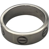 カルティエ Cartier ラブリング ホワイト ゴールド 750WG ダイヤモンド ジュエリー