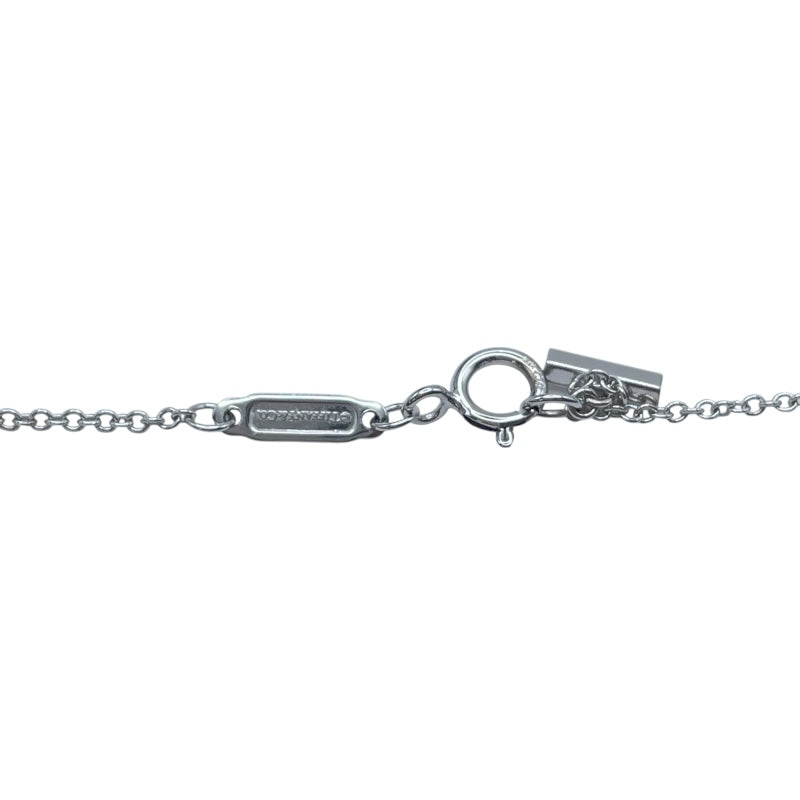 ティファニー TIFFANY＆CO Tスマイルダイヤネックレスミニ ホワイトゴールド Au750 ジュエリー