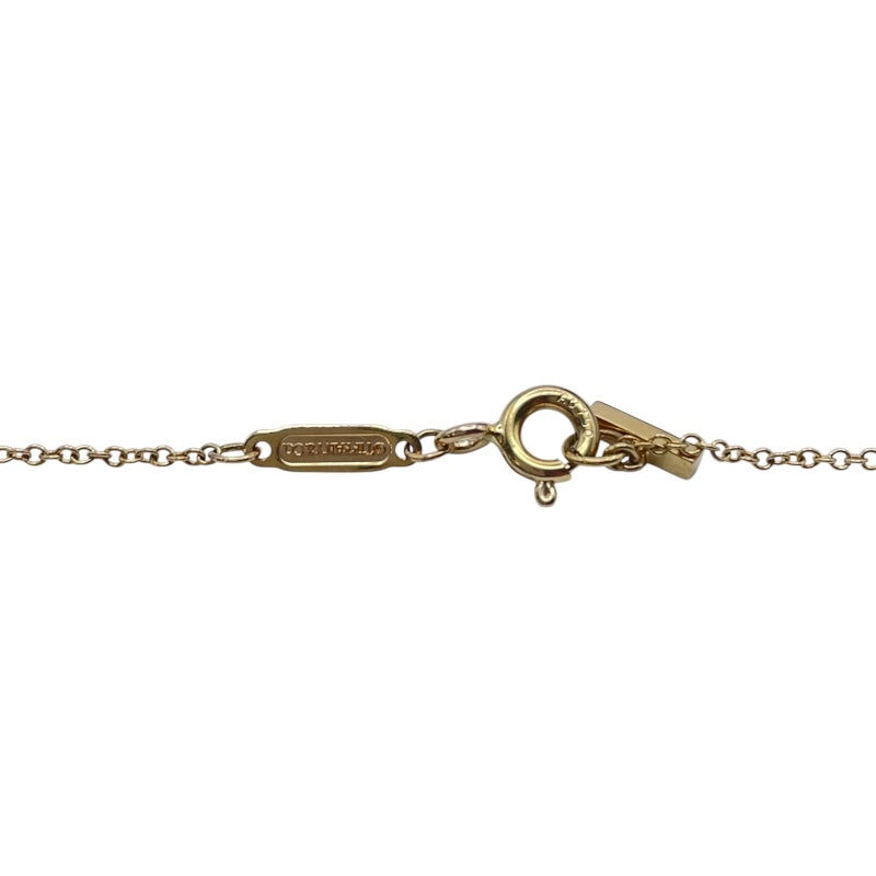 ティファニー TIFFANY＆CO Tスマイルネックレススモール ピンクゴールド Au750 ジュエリー