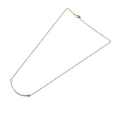 ティファニー TIFFANY＆CO Tスマイルネックレススモール ピンクゴールド Au750 ジュエリー