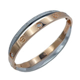 カルティエ Cartier ビーラブブレス ピンクゴールド/ホワイトゴールド Au750 ジュエリー