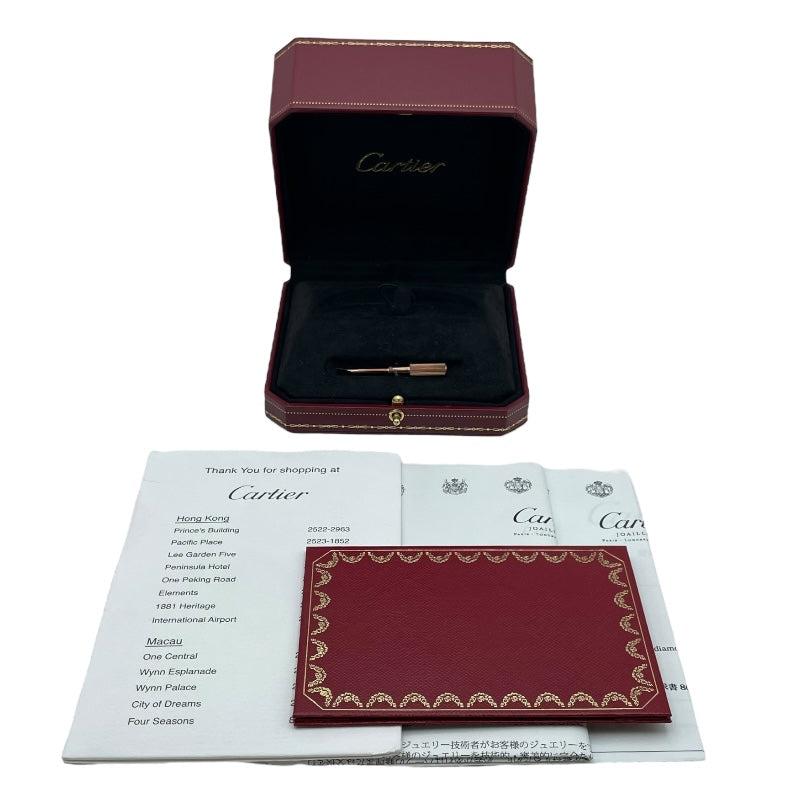 カルティエ Cartier ビーラブブレス ピンクゴールド/ホワイトゴールド Au750 ジュエリー