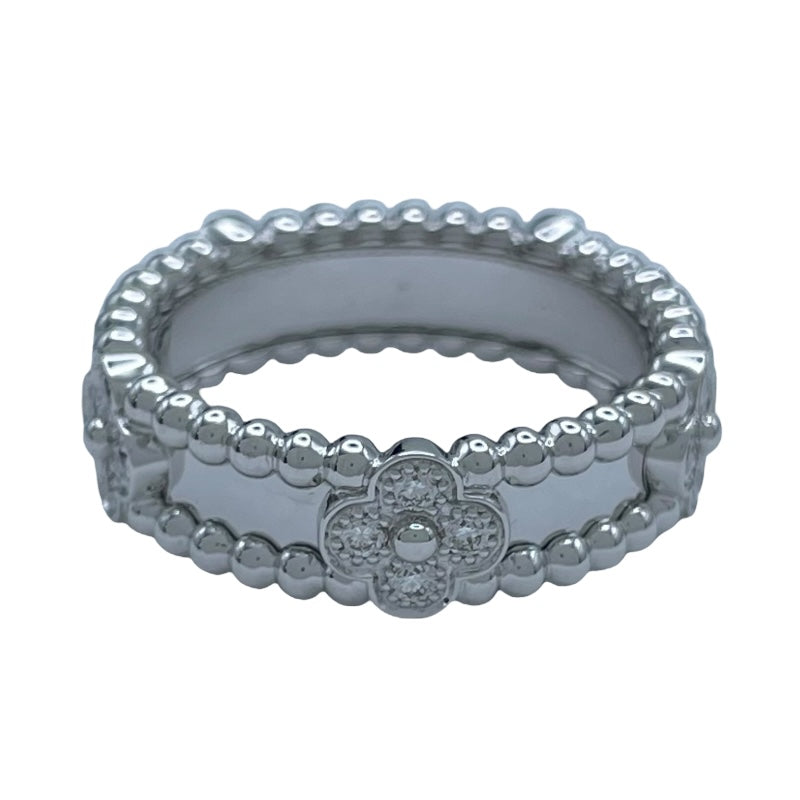 ヴァンクリーフ＆アーペル Van Cleef & Arpels ペルレ スウィートクローバー リング ホワイトゴールド Au750 ジュエリー