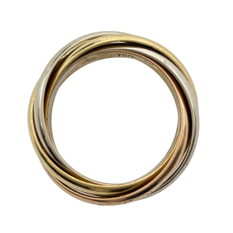 カルティエ Cartier トリニティ5連リング ゴールド/ホワイトゴールド/ピンクゴールド 750 ジュエリー