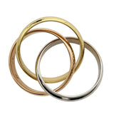 カルティエ Cartier トリニティリング ゴールド/ホワイトゴールド/ピンクゴールド 750 ジュエリー