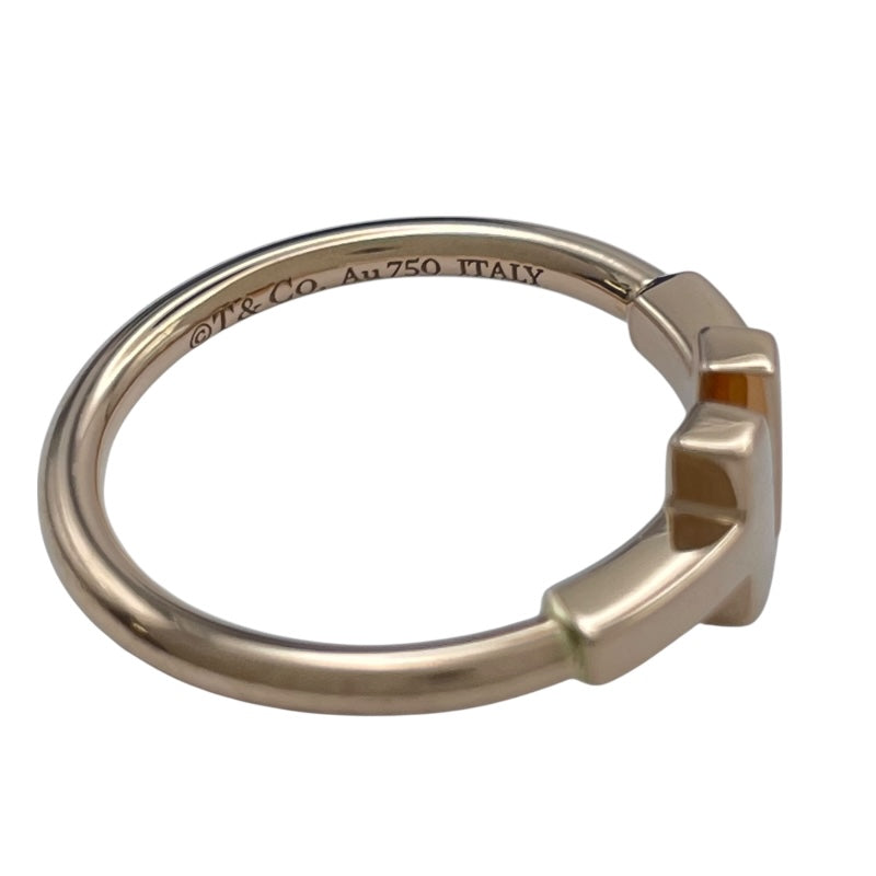 ティファニー TIFFANY＆CO Tワイヤーリング ピンクゴールド Au750 ジュエリー