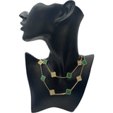 ヴァンクリーフ＆アーペル Van Cleef & Arpels ヴィンテージアルハンブラ 20Pネックレス マラカイト イエローゴールド 750 ジュエリー