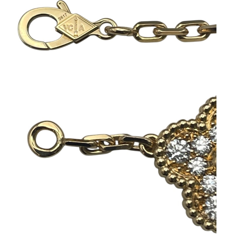 ヴァンクリーフ＆アーペル Van Cleef & Arpels ヴィンテージアルハンブラ 20Pネックレス マラカイト イエローゴールド 750 ジュエリー