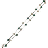 ヴァンクリーフ＆アーペル Van Cleef & Arpels ヴィンテージアルハンブラ 20Pネックレス マラカイト イエローゴールド 750 ジュエリー