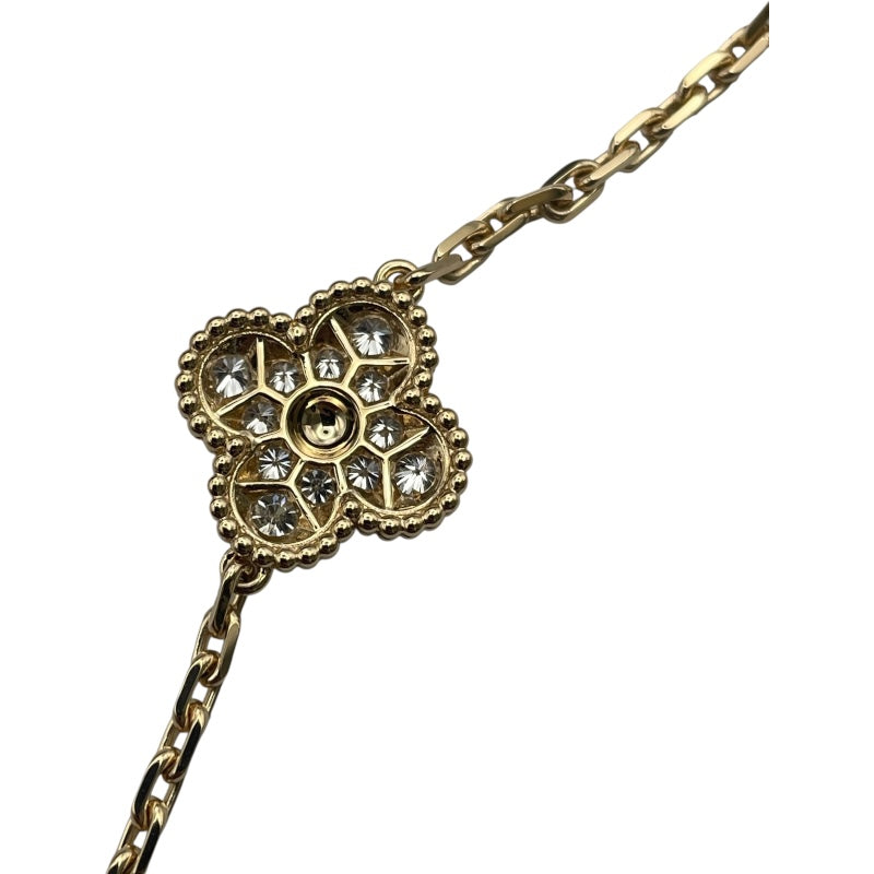 ヴァンクリーフ＆アーペル Van Cleef & Arpels ヴィンテージアルハンブラ 20Pネックレス マラカイト イエローゴールド 750 ジュエリー