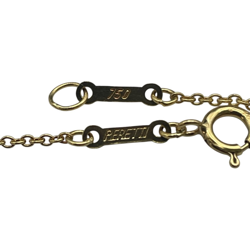 ティファニー TIFFANY＆CO オープンハートネックレス イエローゴールド 750 ジュエリー