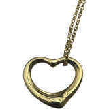 ティファニー TIFFANY＆CO オープンハートネックレス イエローゴールド 750 ジュエリー