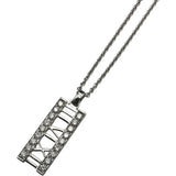 ティファニー TIFFANY＆CO アトラスバーネックレス ホワイトゴール 750WG ジュエリー