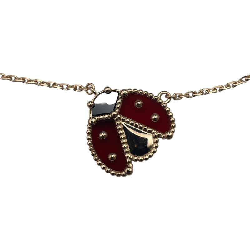 ヴァンクリーフ＆アーペル Van Cleef & Arpels ラッキースプリングネックレス ピンクゴールド 750PG ジュエリー