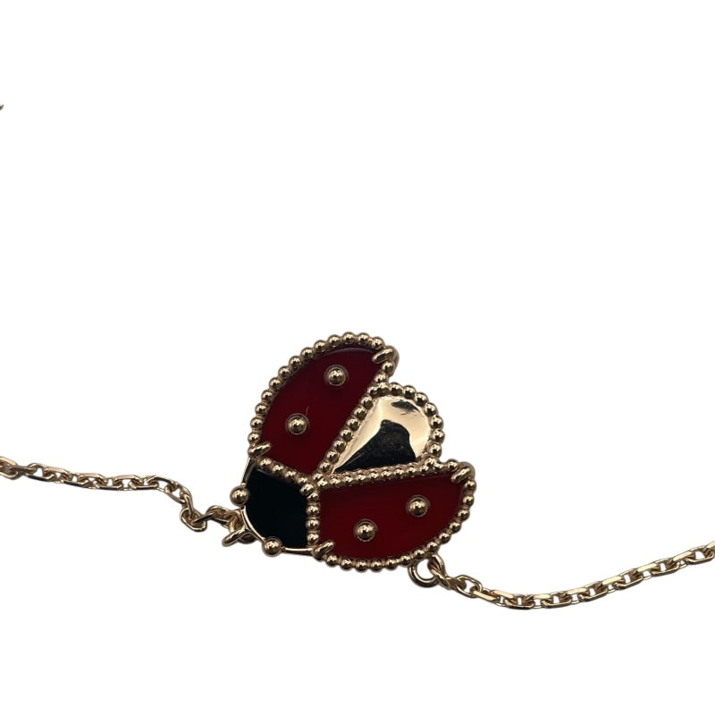 ヴァンクリーフ＆アーペル Van Cleef & Arpels ラッキースプリングネックレス ピンクゴールド 750PG ジュエリー