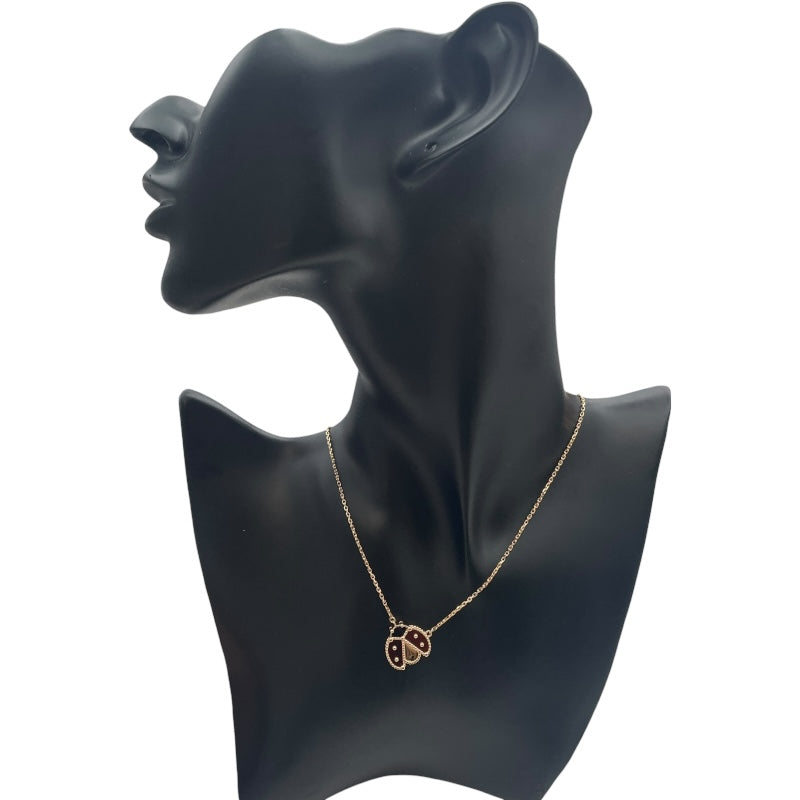 ヴァンクリーフ＆アーペル Van Cleef & Arpels ラッキースプリングネックレス ピンクゴールド 750PG ジュエリー