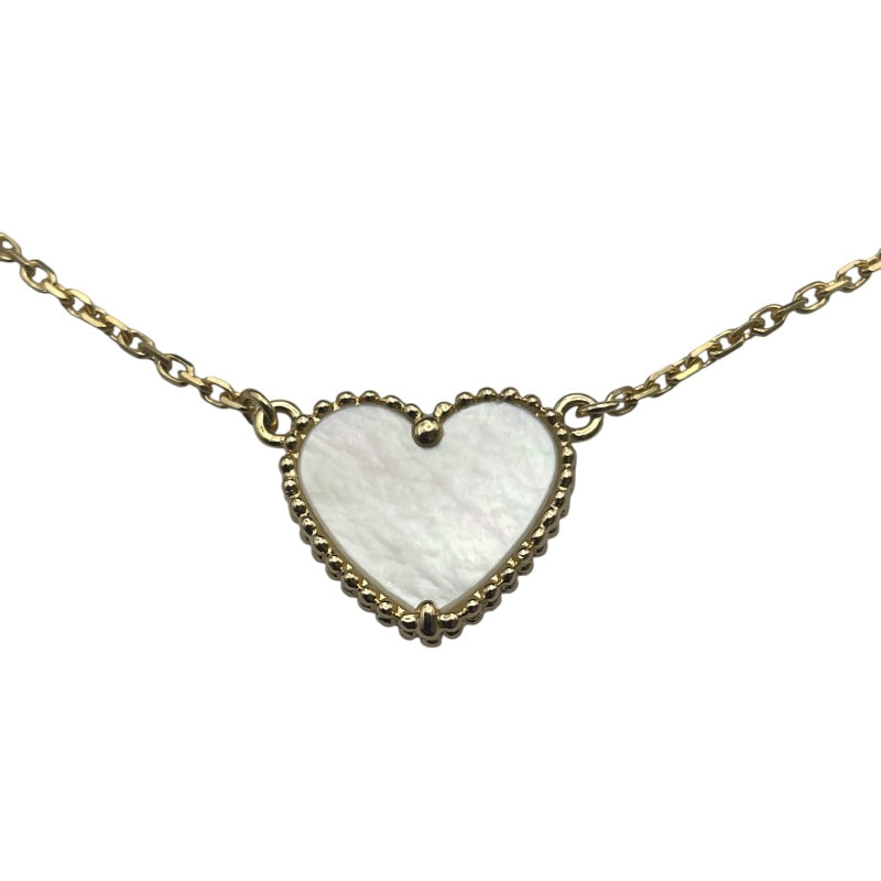 ヴァンクリーフ＆アーペル Van Cleef & Arpels ラッキーアルハンブラハートネックレス イエローゴールド 750 ジュエリー