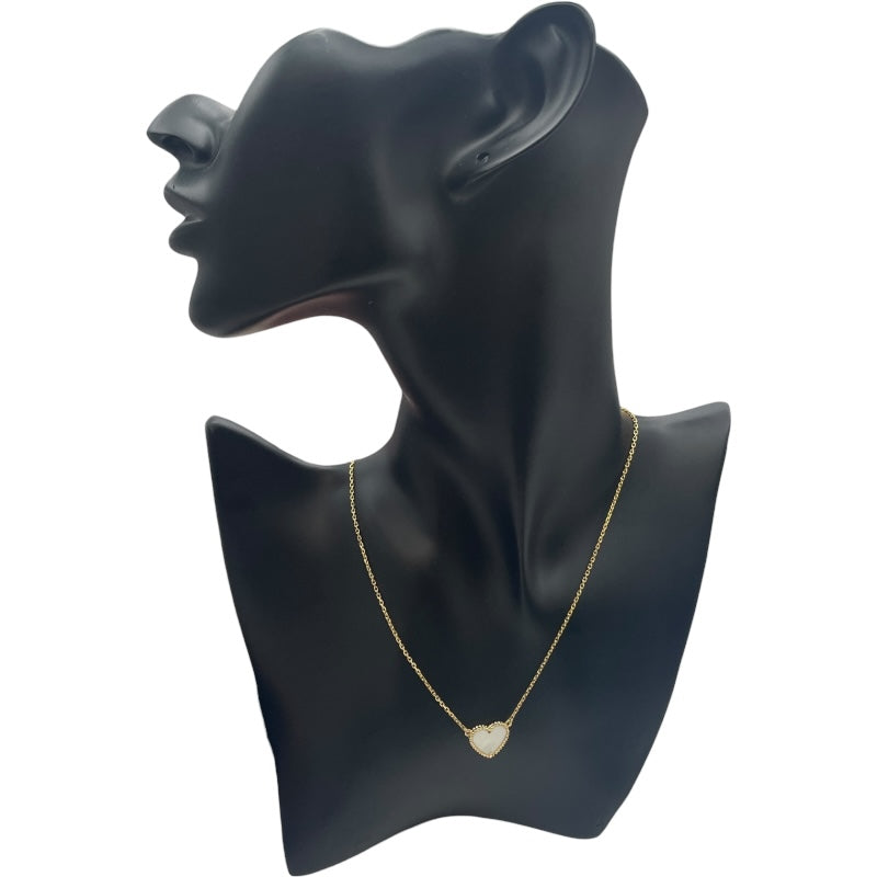 ヴァンクリーフ＆アーペル Van Cleef & Arpels ラッキーアルハンブラハートネックレス イエローゴールド 750 ジュエリー