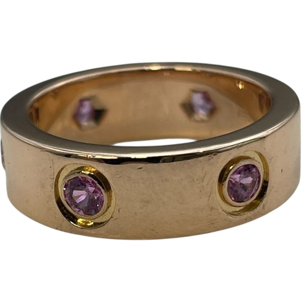 カルティエ Cartier ラブリング フルピンクサファイア ピンクゴールド 750PG ジュエリー