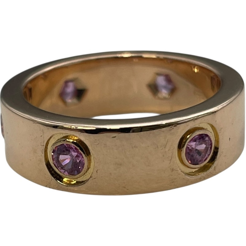 カルティエ Cartier ラブリング フルピンクサファイア ピンクゴールド 750PG ジュエリー